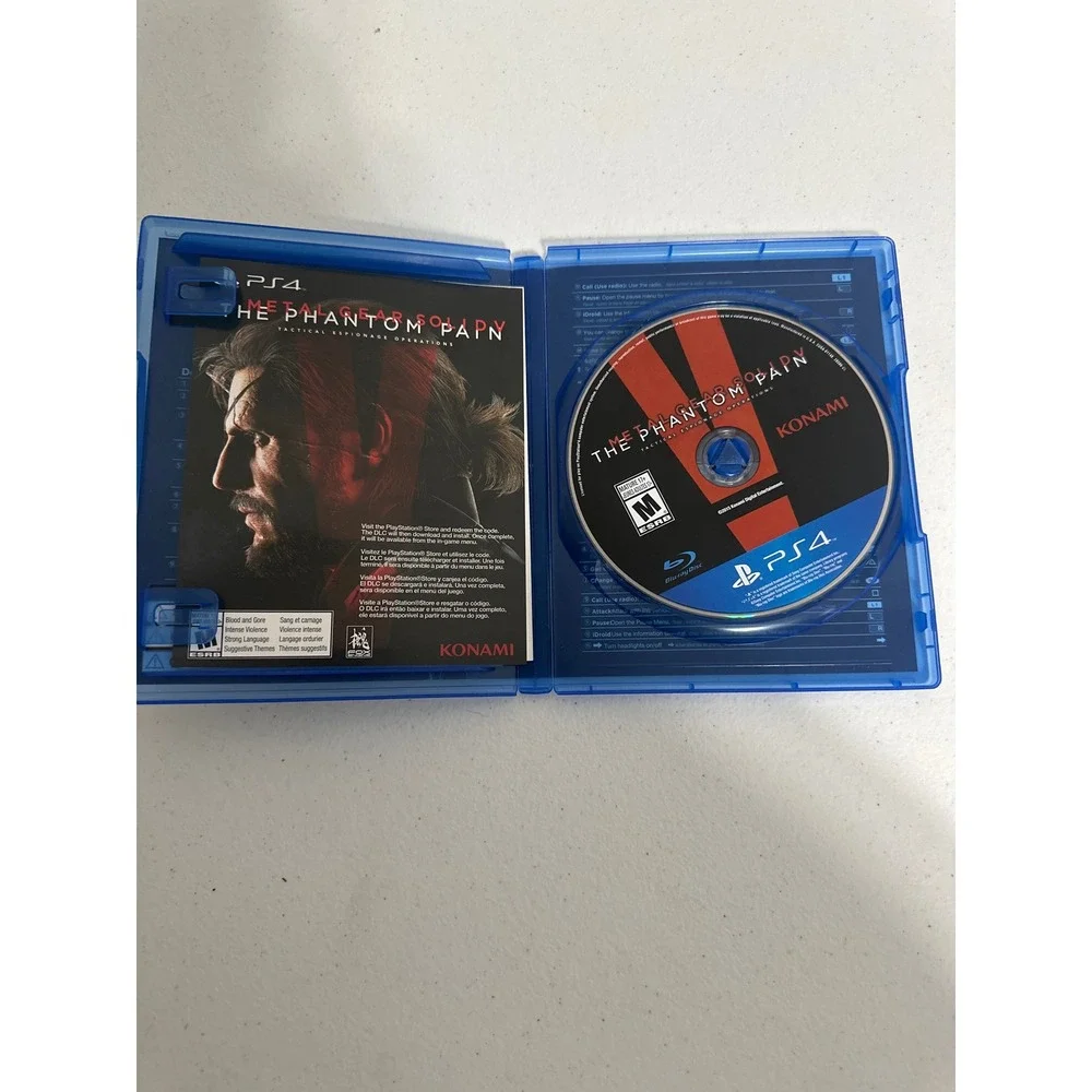 Metal Gear Solid V The Phantom Pain Day One Edition PS4 Sony PlayStation 4 Map